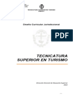 Diseno Curricular TS - Turismo 2022