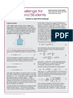 Physics Challenge Problem SHM Magnetism