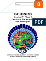 Science8 - q4 - CLAS3 - GENETICS - Its - Meaning - and - Principles - v6 - Carissa Calalin