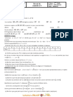 Devoir de Contrôle N°3 - Math - 3ème (2010-2011) MR RAKROUKI MOURAD