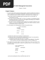 ME Chapter 3 Tutorial Problems