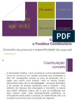 Coarticulação e Fonética Combinatória