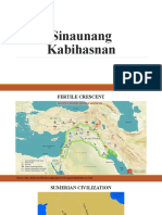 Sinaunang Kabihasnan