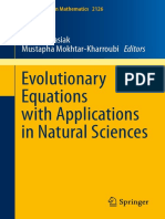 Banasiak J. Evolutionary Equations With Applications in Natural Sciences 2015