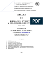 Silabo Psicologia Evolutiva y Del Desarrollo Humano