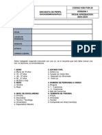 HSE-FOR-30 Encuesta de Perfil Sociodemografico