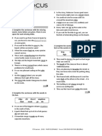 Focus3 2E Vocabulary Quiz Unit5 GroupB