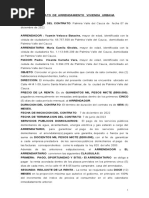 Contrato Arrendamiento Vivienda Urbana