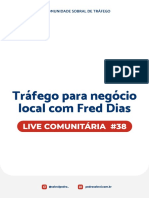 Live Comunita Ria 38 Tra Fego para Nego Cio Local Com Fred Dias