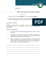 Lección 3 / Actividad 3: Transformando Conflictos (Nivel 1)