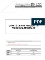 PGS-11-01 Comité de Prevención de Riesgos Laborales