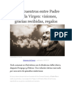 Aleteia Los Encuentros Entre Padre Pío y La Virgen