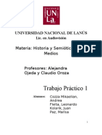 UNLa - Historia y Semiótica de Los Medios - TP1 - Peirce + Saussure