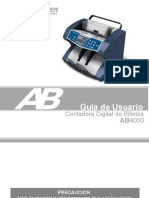 Guia de Usuario. Contadora Digital de Billetes AB4000