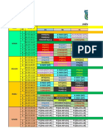 Jadwal Pelajaran SMP 3 Genap 2022 - 2023 Revisi 23 Januari