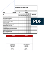 CHECK LIST Plancha Compactadora