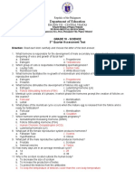 SCIENCE 10 3rd Quarterly Assessment Questionnaire