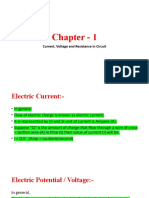 Current and Voltage in Circuit Term 2 Class 9