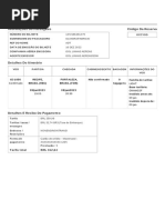 Recibo Do Bilhete Eletrônico, 09 Janeiro para FABRICIO OLIVEIRA