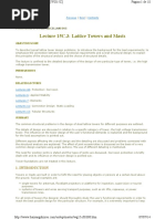 Lecture 15C.3, Lattice Towers and Masts