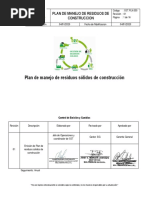 SST - PLN.005 Plan de Residuos Solidos de Construccion