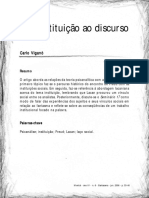 Da Instituição Ao Discurso Crlo Viganò