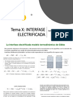 Tema XInterfase Electrificada