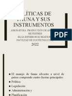 Políticas de Fauna y Sus Instrumentos