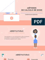 Calculo de Dosis