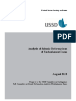 USSD 2022 Analysis of Seismic Deformations of Embankment Dams