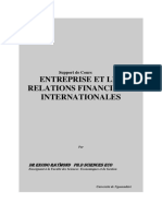 Support de Cours Entrep Et Rel Fi Internationales