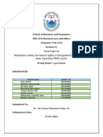 Workplace Safety and Labour Rights in Bangladesh An Analysis of Laws Regarding RMG Sector PDF