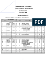 Thiruvalluvar University: Cbcs Pattern