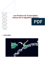 Facteurs de Transcription 2016 BT1