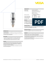 EN Specification Sheet VEGAPOINT 11 Transistor