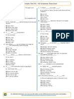 452 - Present Simple Test A1 A2 Grammar Exercises