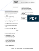 Focus2 2E Grammar Quiz Unit3 5 GroupA