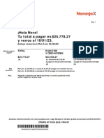 ¡Hola Nora! Tu Total A Pagar Es $25.778,27 y Vence El 10/01/23