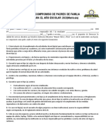 Carta Compromiso - Ratificación de Matrícula 2023