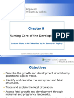 Nursing Care of The Developing Fetus