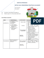 Sesión de Aprendizaje Del 23 Al 27 de Mayo