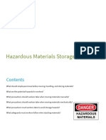 Hazardous Materials Storage & Handling