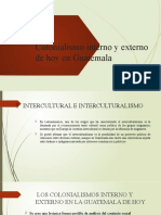 Presentación de Colonialismo Interno y Externo en Guatemala