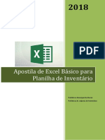 Apostila de Excel Básico para Planilha de Inventário Autor Prefeitura Municipal de Macaé