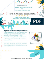 Tarea 4.3 Elabora Presentación de Diseño Experimental