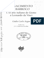 Argan Bruneleschi Masaccio y Donatello Renacimiento y Barroco