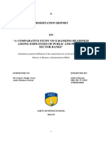 Dissertation Report of HRM