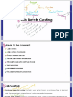 Job Batch Costing