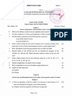 CST201 Data Structures, December 2021