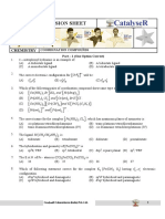 Coordination Compounds